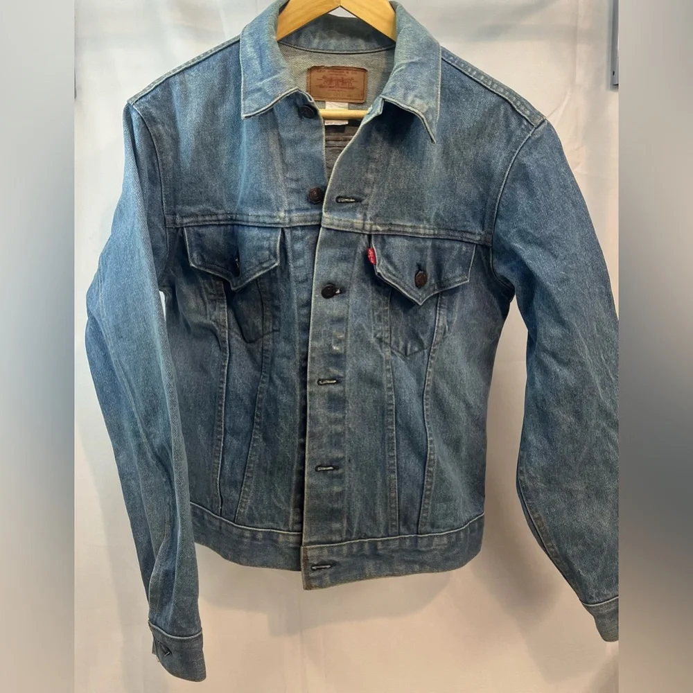Vintage 70s/80s Levi’s Trucker Jacket, Type 3, Size 36; 70505 0217; Made in USA
